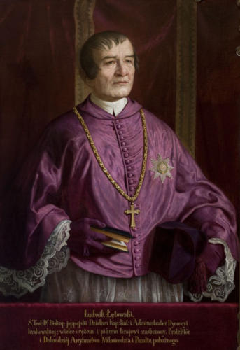 Biskup krakowski Ludwik Łętowski. Sala portretowa Arcybractwa Miłosierdzia.